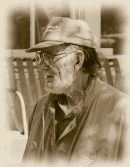 Joe Begley in front of the H.B. Caudill Store & Museum